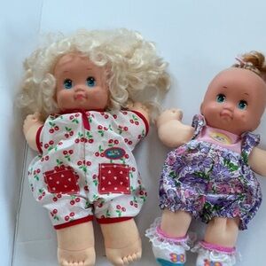 Hasbro Vintage set of two Nursery Magic baby dolls.